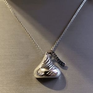 Zales Hershy's Kisses Sterling Silver Necklace